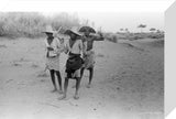 Group portrait of three Arab ...