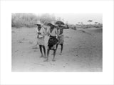 Group portrait of three Arab ...