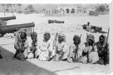 Seated group portrait of seven ...