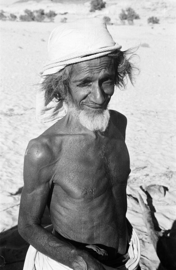 Portrait of an elderly man ...