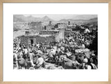 View of livestock traders at ...