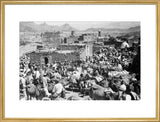 View of livestock traders at ...