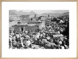View of livestock traders at ...