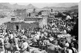 View of livestock traders at ...