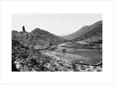 View of farm fields at ...