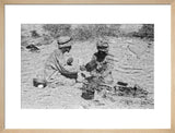 Portrait of two members of ...