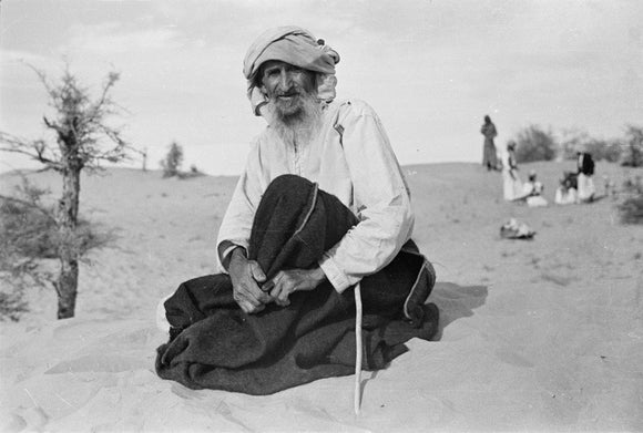 Seated portrait of an elder ...