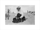 Seated portrait of an elder ...