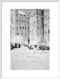 Street in Shibam with tall ...
