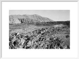 View of volcanic landscape in ...