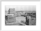 View of tower houses in ...