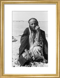 Seated portrait of a tribesman ...