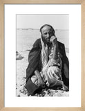 Seated portrait of a tribesman ...