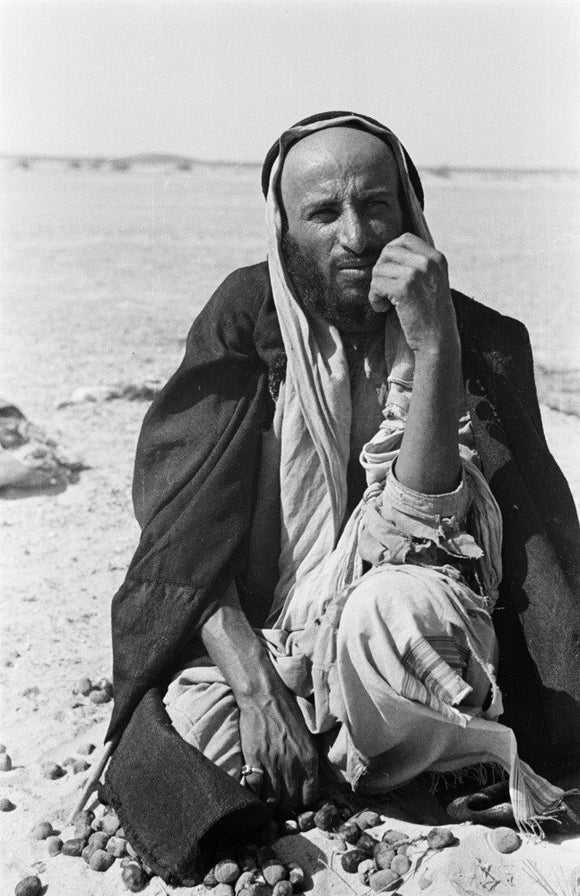Seated portrait of a tribesman ...