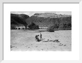 View of three boys resting ...