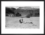 View of three boys resting ...