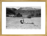 View of three boys resting ...