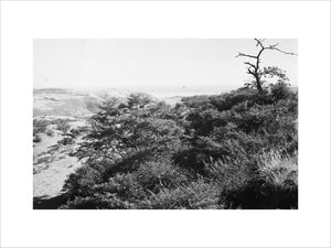 View of the southern slopes ...