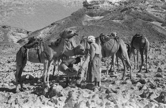 View of two Bedouin men ...