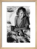 Seated portrait of a Bedouin ...