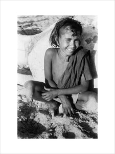 Seated portrait of a Bedouin ...