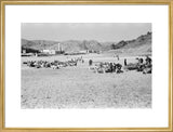 View of a camel caravan ...