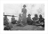 People in Wilfred Thesiger's camp ...