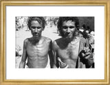 Half length portrait of two ...