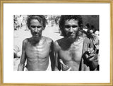 Half length portrait of two ...