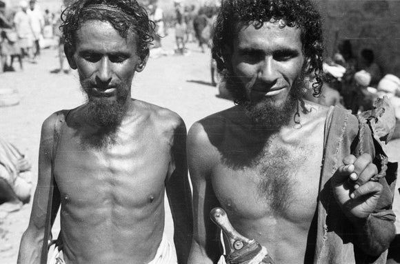 Half length portrait of two ...