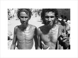 Half length portrait of two ...