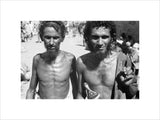 Half length portrait of two ...