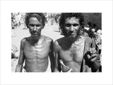 Half length portrait of two ...