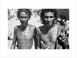 Half length portrait of two ...