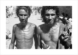 Half length portrait of two ...