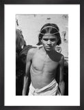 Portrait of a teenaged boy ...