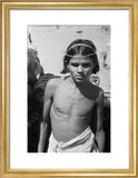 Portrait of a teenaged boy ...