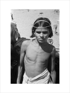 Portrait of a teenaged boy ...