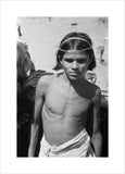 Portrait of a teenaged boy ...