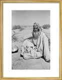 Seated portrait of a tribesman ...