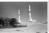 View of the twin minarets ...