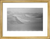 View of high rippled dunes ...