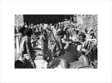 View of livestock traders at ...