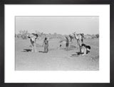 View of three members of ...