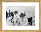 Half length portrait of two ...