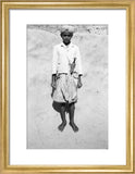 Standing portrait of a boy ...