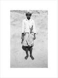 Standing portrait of a boy ...