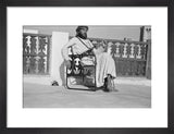 Seated portrait of Wilfred Thesiger ...