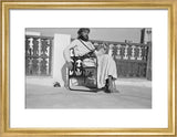 Seated portrait of Wilfred Thesiger ...