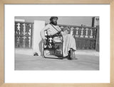 Seated portrait of Wilfred Thesiger ...